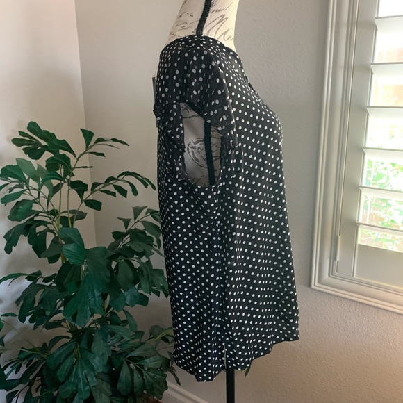 Black Polka Dot Blouse Brand new with tags - Picture 2 of 4